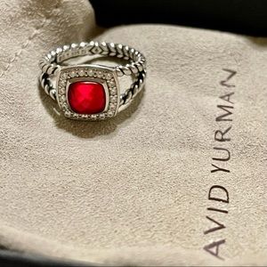 David Yurman Women's Petite Albion Ring with
Diamonds